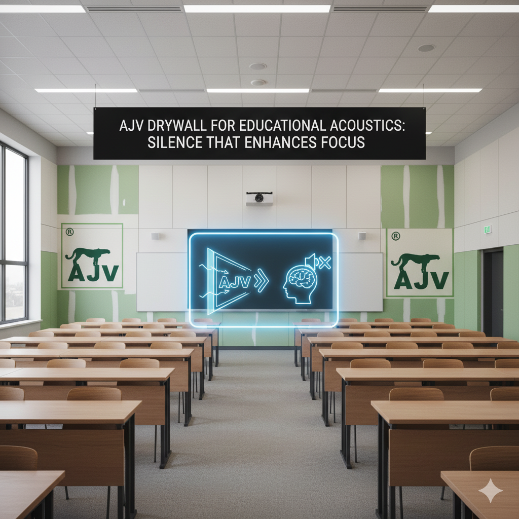 درای وال AJV برای آکوستیک فضاهای آموزشی سکوتی که تمرکز را افزایش می دهد