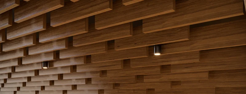 معرفی و بررسی لوورهای چوبیAJV سقف کاذب