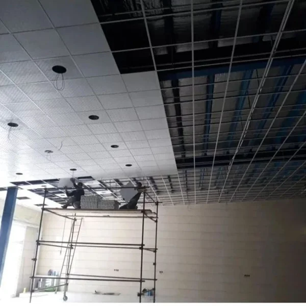 سقف کاذب تایل گچی پشت فلیس ای جی وی