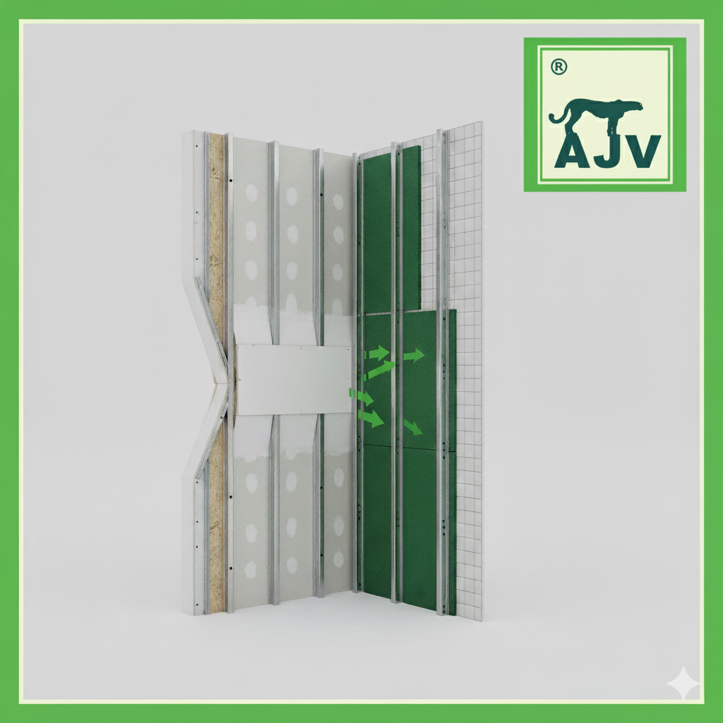 اثر استفاده از پنل های مرکب (Composite Panels) در سیستم درای وال برای افزایش تحمل بار جانبی