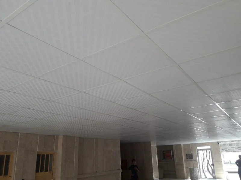 سقف کاذب تایل گچی ای جی وی طرح حصیری چیست؟