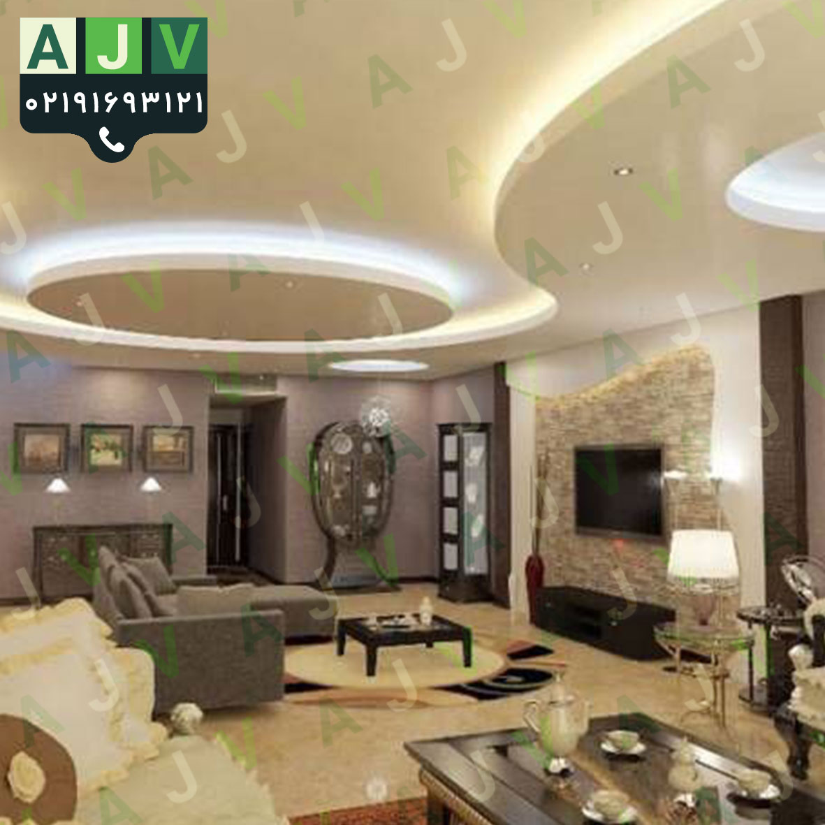 پانل گچی مقاوم در برابر رطوبت ای جی وی