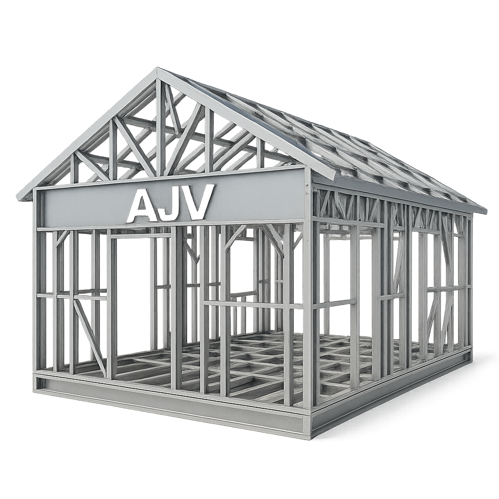 وزن تمام‌شده هر متر مربع سازه ال‌اس‌اف برای ساختمان یک طبقه
