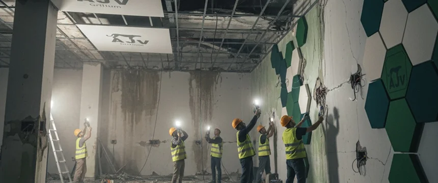 نقش سیستمهای پیش ساخته AV در بازسازی سریع فضاهای آسیب دیده مانند زلزله یا رطوبت